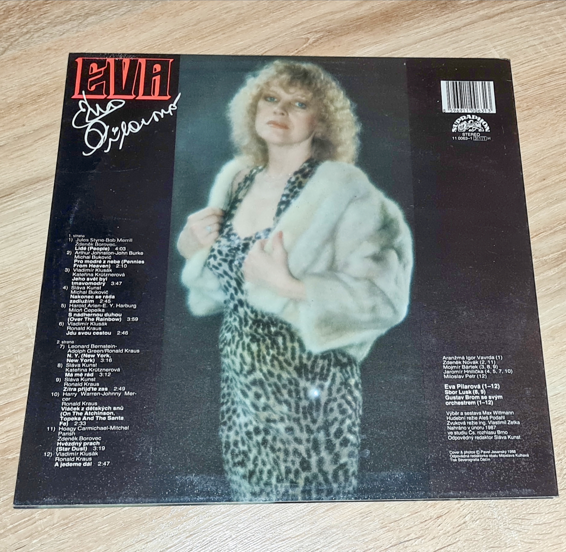 Eva Pilarová – Eva Pilarová 1988 VG+, VYPRANÁ Vinyl (LP)