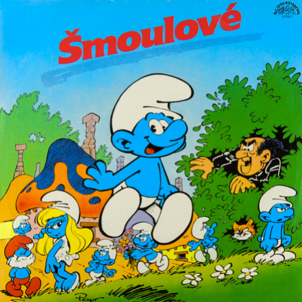 Šmoulové – Šmoulové 1988 NM VYPRANÁ Vinyl (LP)