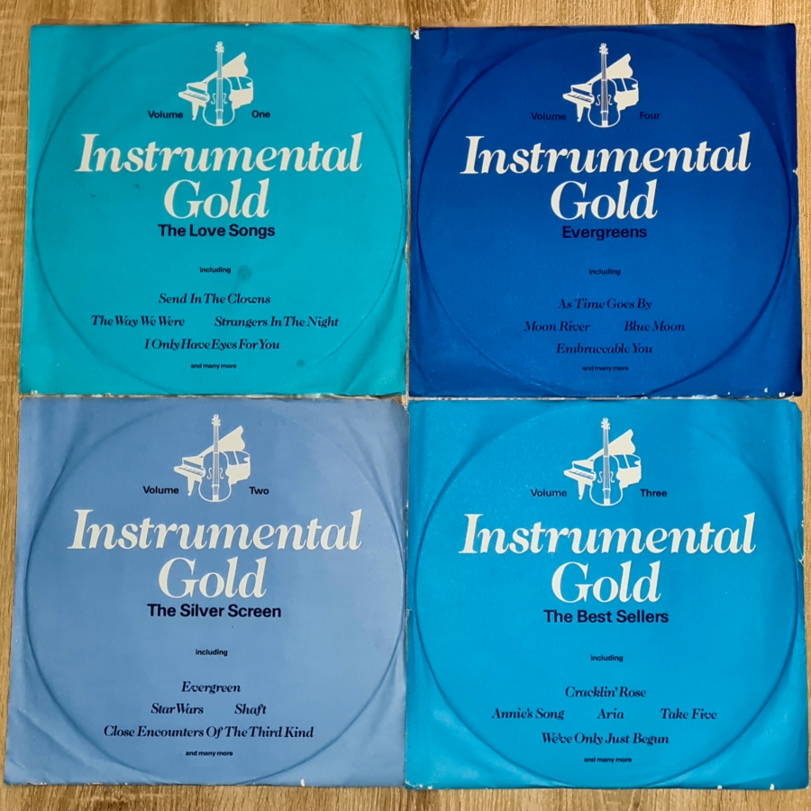 Instrumental Gold 1980 4 LP EX, VYPRANÉ Vinyl