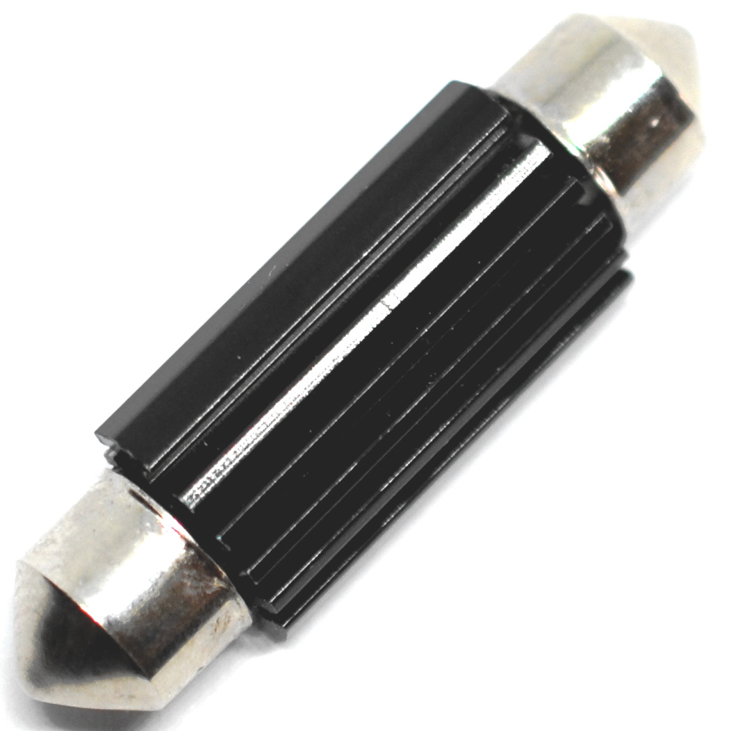 LED žárovky (10ks) C5W 6 SMD 3020 (41mm) CAN BUS - Bílá 10 - 30V, Výhodné balení!