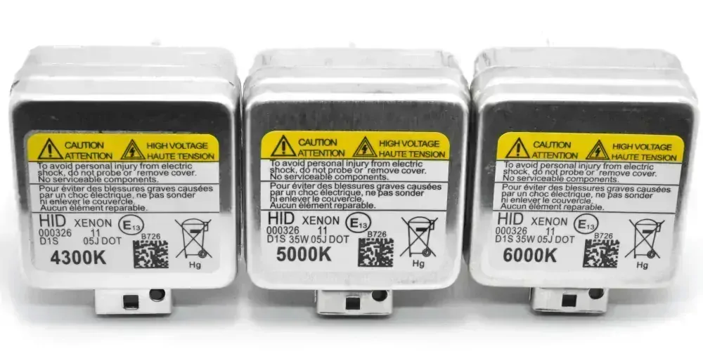 Flyseen Xenonová výbojka ORIGINAL D1S - 6000K (xenonové výbojky, xenony) kovové úchyty