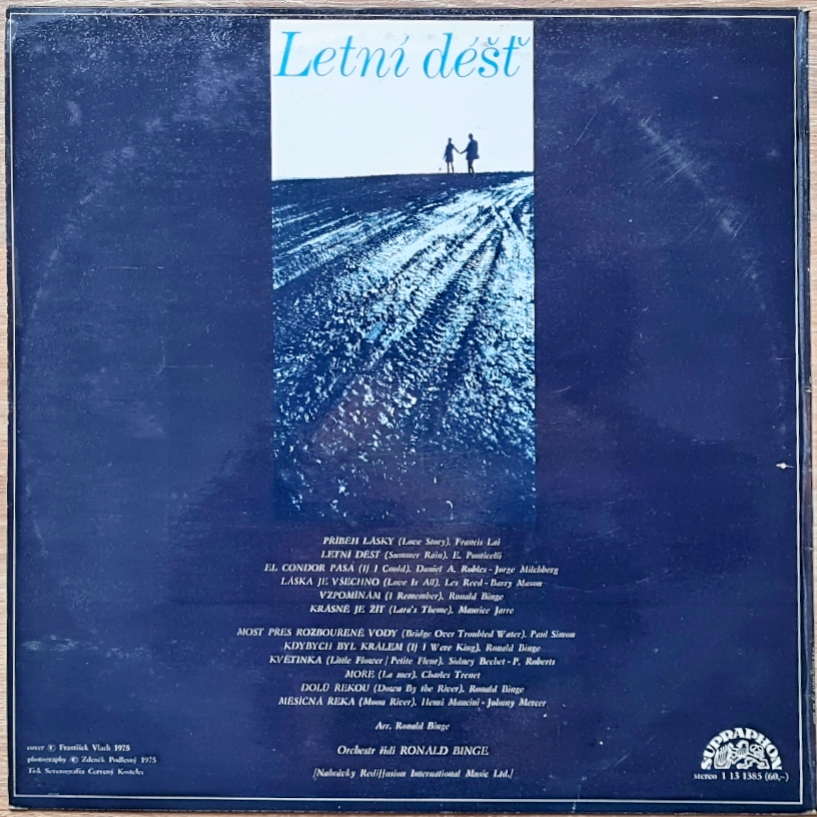 Ronald Binge & His Orchestra – Letní Déšť 1975 VG, VYPRANÁ Vinyl (LP)