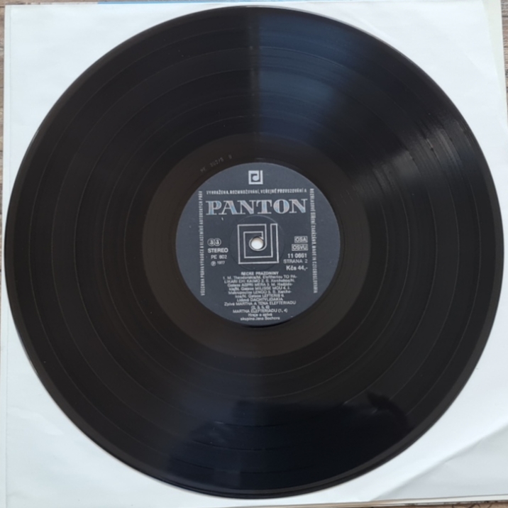 Martha A Tena – Řecké Prázdniny 1977 VG+, VYPRANÁ Vinyl (LP)