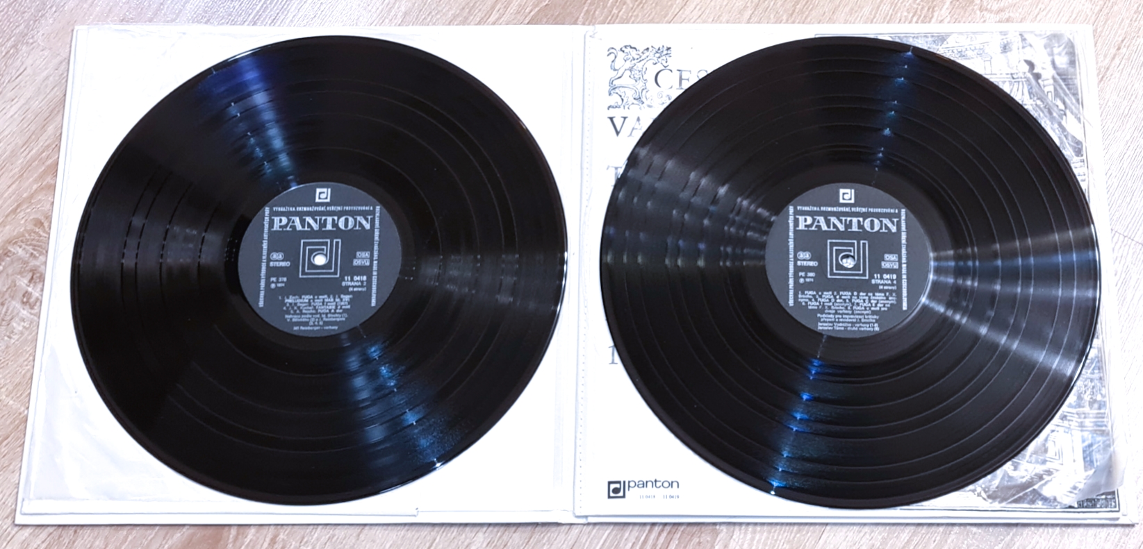 Česká Varhanní Tvorba 18. Století 1974 2 LP EX, VYPRANÉ Vinyl (2LP kniha)