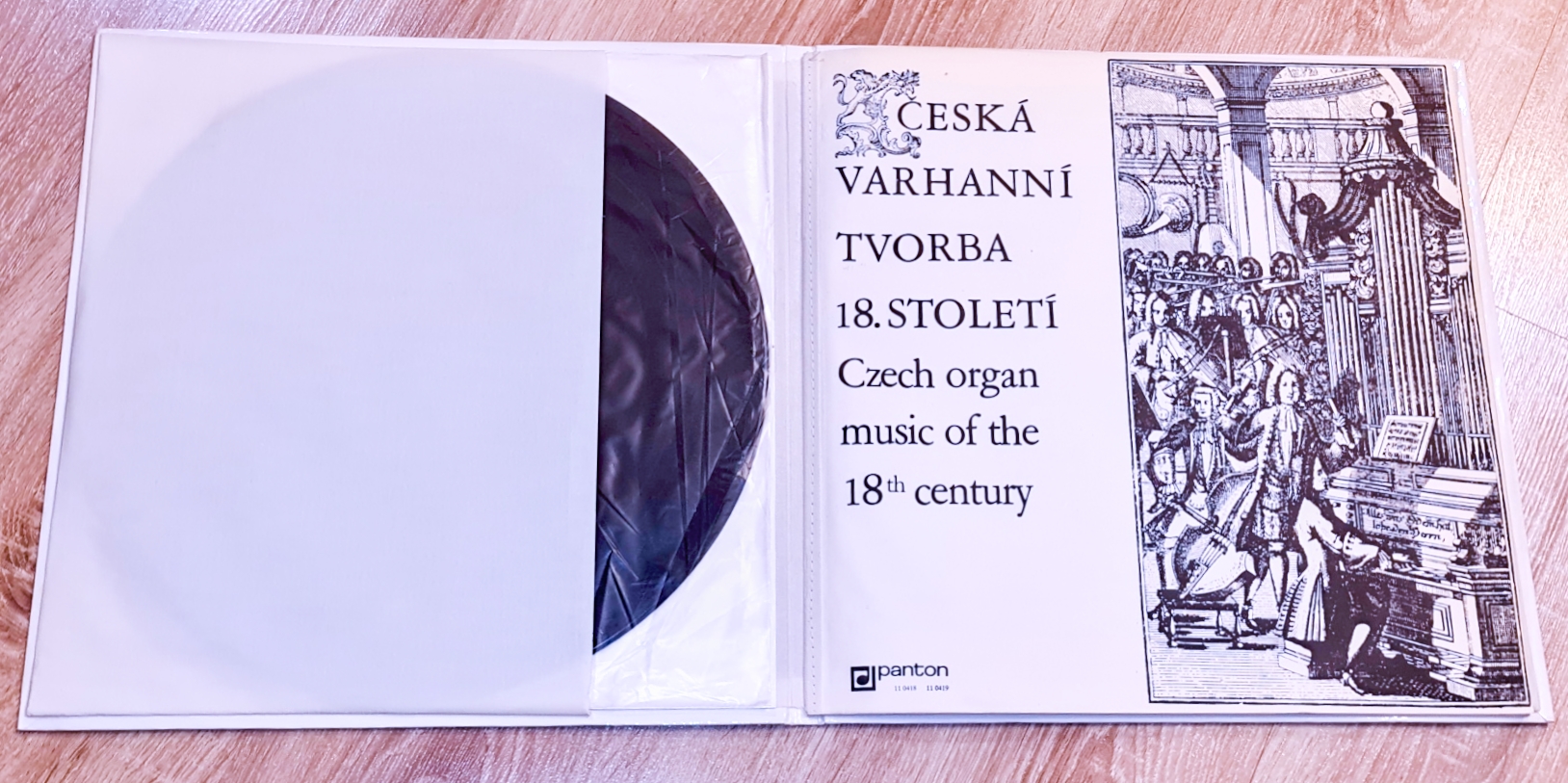 Česká Varhanní Tvorba 18. Století 1974 2 LP EX, VYPRANÉ Vinyl (2LP kniha)