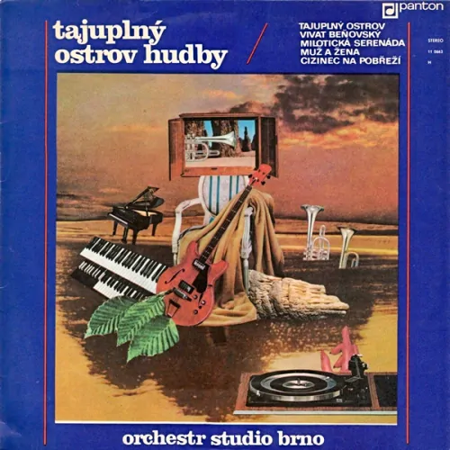 Orchestr Studio Brno – Tajuplný Ostrov Hudby 1976 VG+, VYPRANÁ Vinyl (LP)