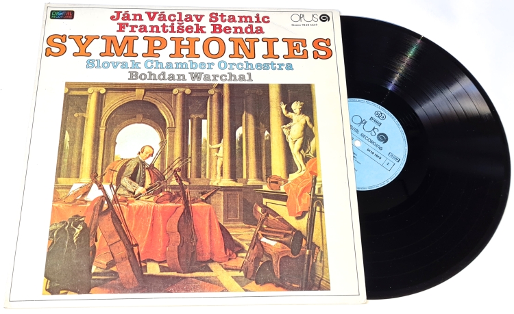 Jan Václav Stamic, František Benda, Slovak Chamber Orchestra, Bohdan Warchal – Symphonies 1986 VG+, Vinyl (LP)