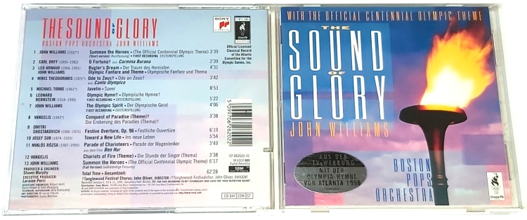 John Williams, Boston Pops Orchestra – The Sound Of Glory 1996 CD