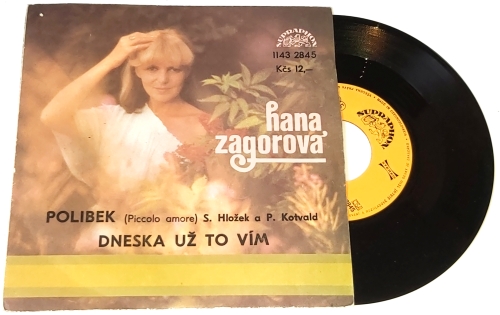 H. Zagorová, S. Hložek A P. Kotvald – Polibek / Dneska Už To Vím 1984, Vinyl 7" Single (SP)