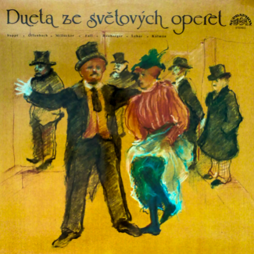 Suppé • Offenbach • Millöcker • Fall • Heuberger • Lehár* • Kálmán – Dueta Ze Světových Operet 1991 EX+, VYPRANÁ Vinyl (LP)