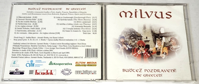 Milvus - Buďtež pozdraveni CD