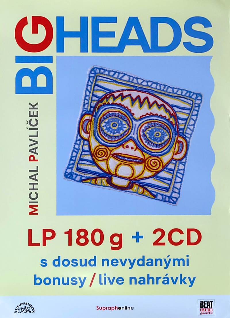 Michal Pavlíček – Big Heads (plakát)