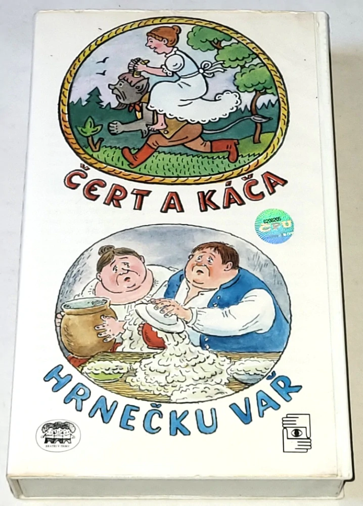 Čert a Káča / Hrnečku vař - VHS kazeta Original