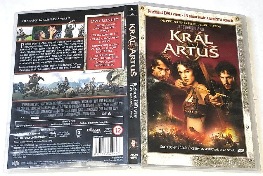 Král Artuš 2004 DVD