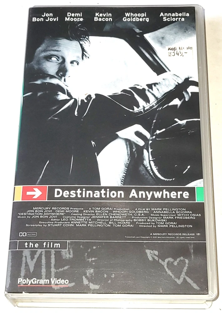 Jon Bon Jovi – Destination Anywhere (1997) / VHS kazeta