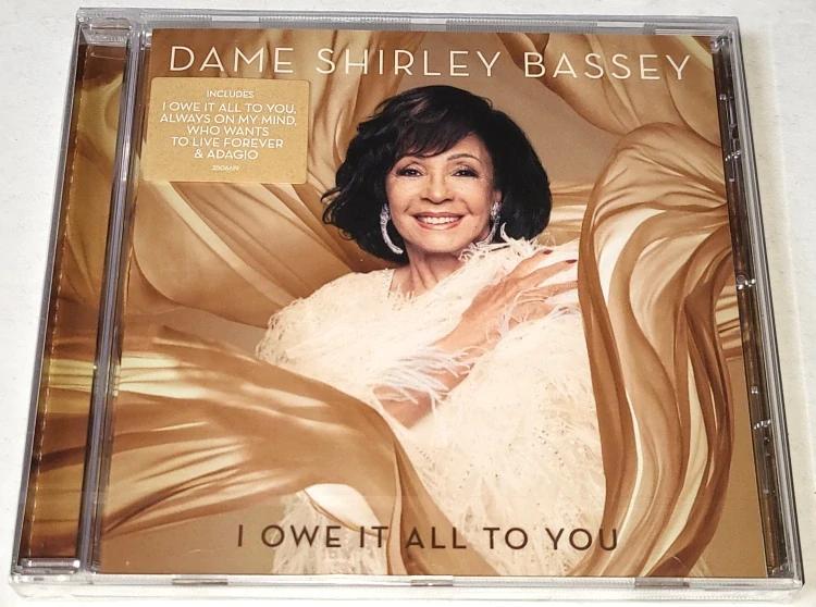 Dame Shirley Bassey – I Owe It All To You 2020 CD (nové, nerozbalené)