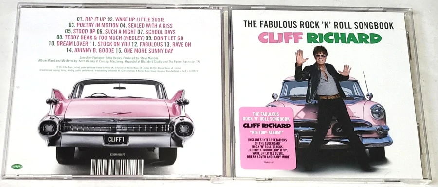 Cliff Richard – The Fabulous Rock 'N' Roll Songbook 2013 CD