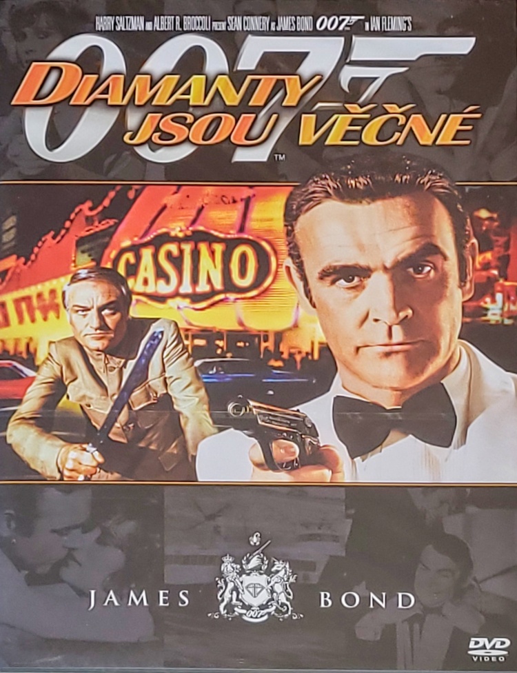 Diamanty jsou věčné - James Bond agent 007 1971 DVD (nové, zabalené)