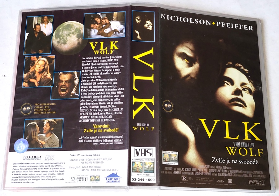Vlk 1994 / VHS kazeta Original