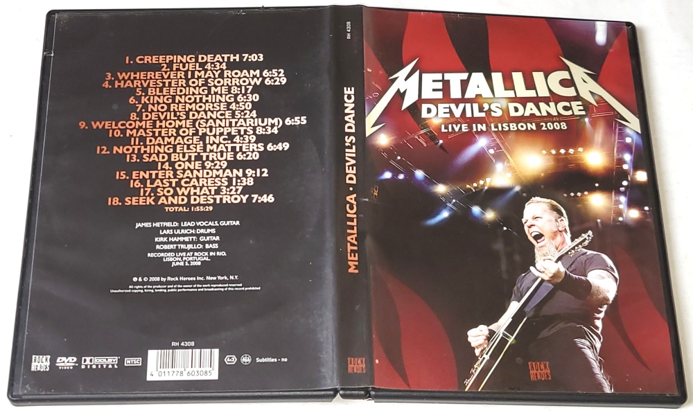 Metallica - Devil's Dance: Live in Lisbon 2008 DVD