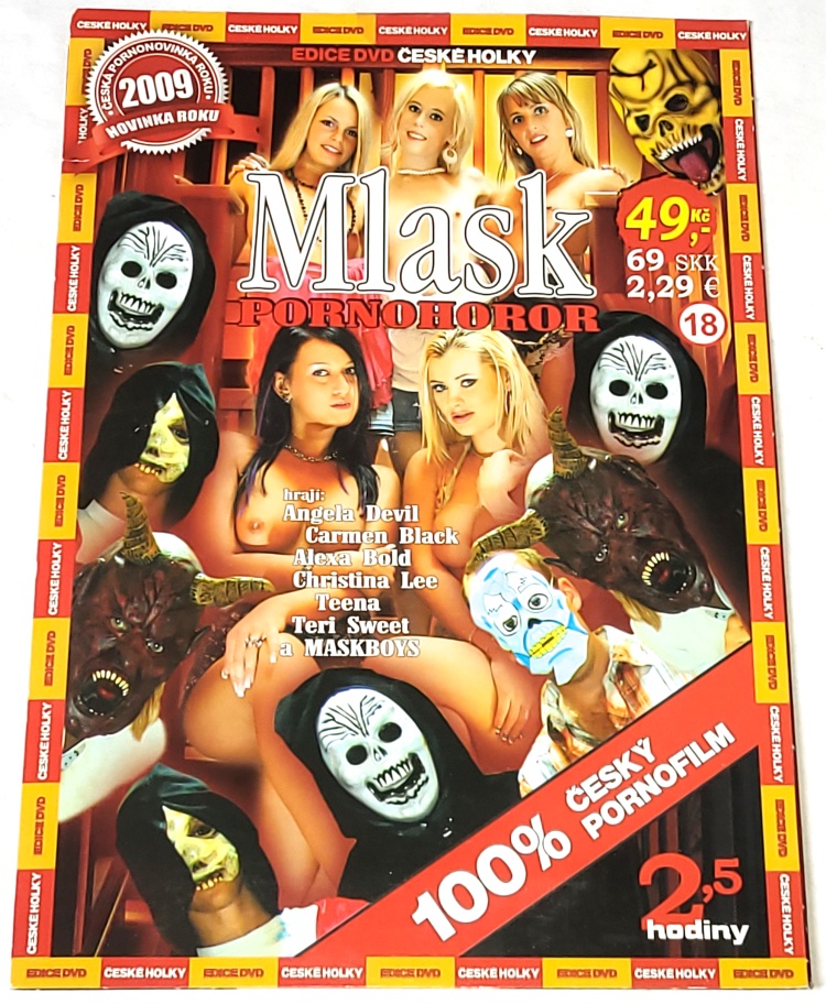 Mlask pornohoror DVD, nerozbalené