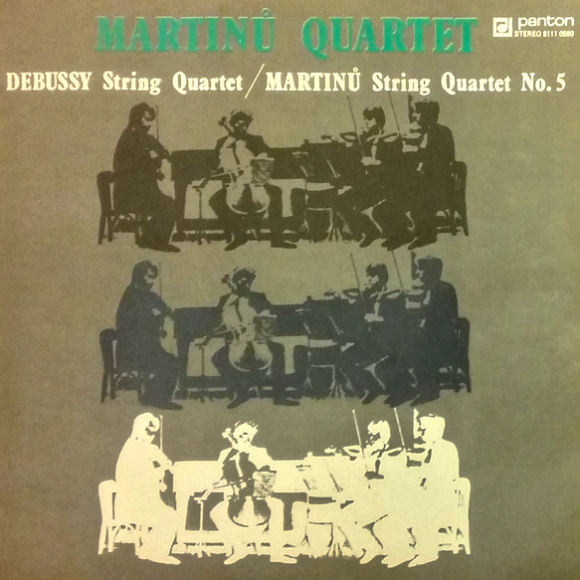 Martinů Quartet - Debussy / Martinů – String Quartet / String Quartet No. 5 1987 VG+, VYPRANÁ Vinyl (LP)