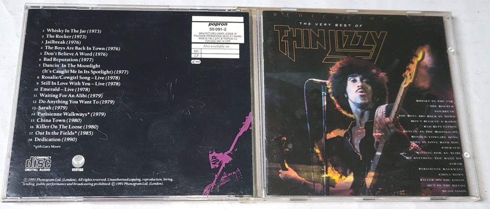 Thin Lizzy – Dedication: The Very Best Of Thin Lizzy 1991 CD