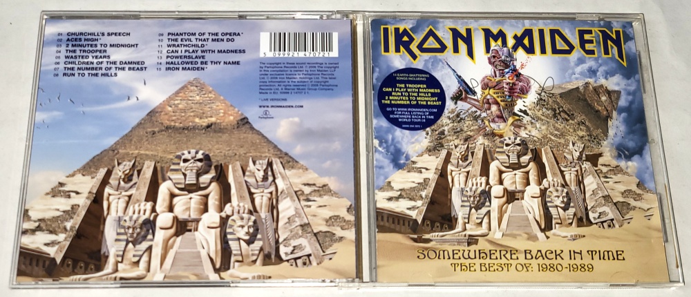 Iron Maiden – Somewhere Back In Time: The Best Of: 1980–1989 2008 CD