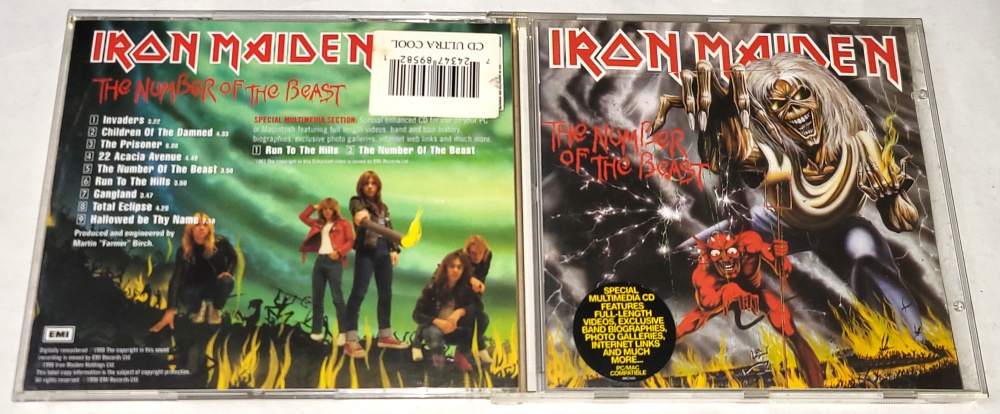 Iron Maiden – The Number Of The Beast 1998 CD