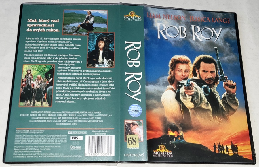 Rob Roy 1996 / VHS kazeta Original