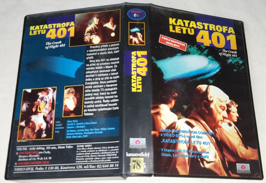 Katastrofa letu 401 1994 / VHS kazeta