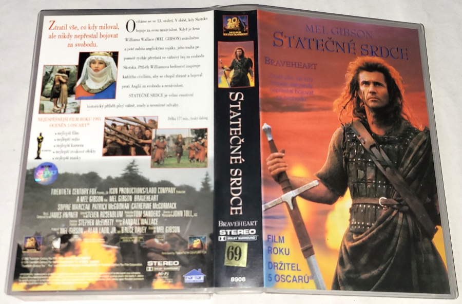 Statečné srdce 1996 / VHS kazeta Original