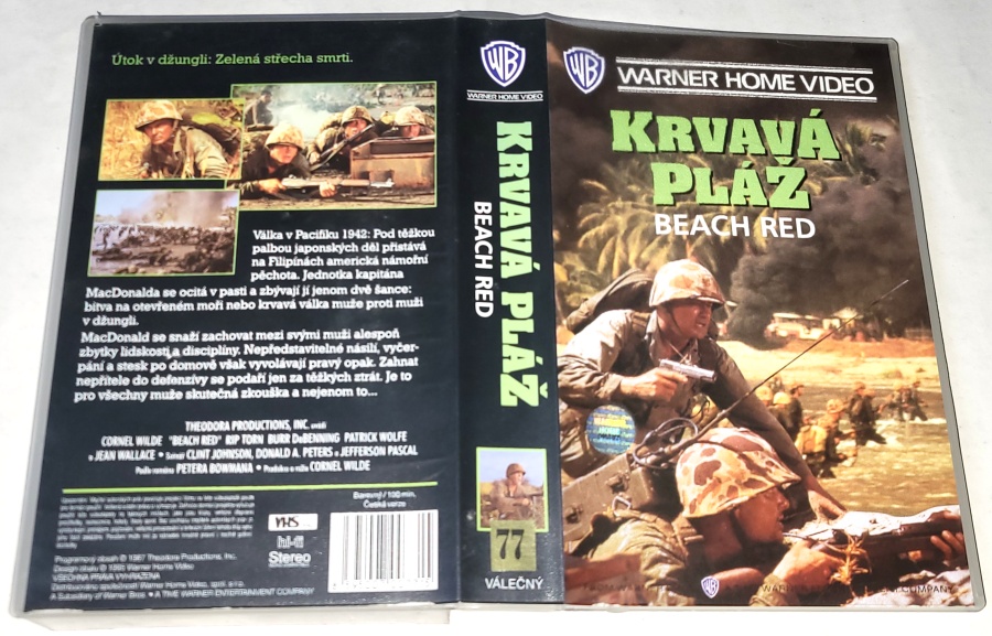 Krvavá pláž 1995 / VHS kazeta Original