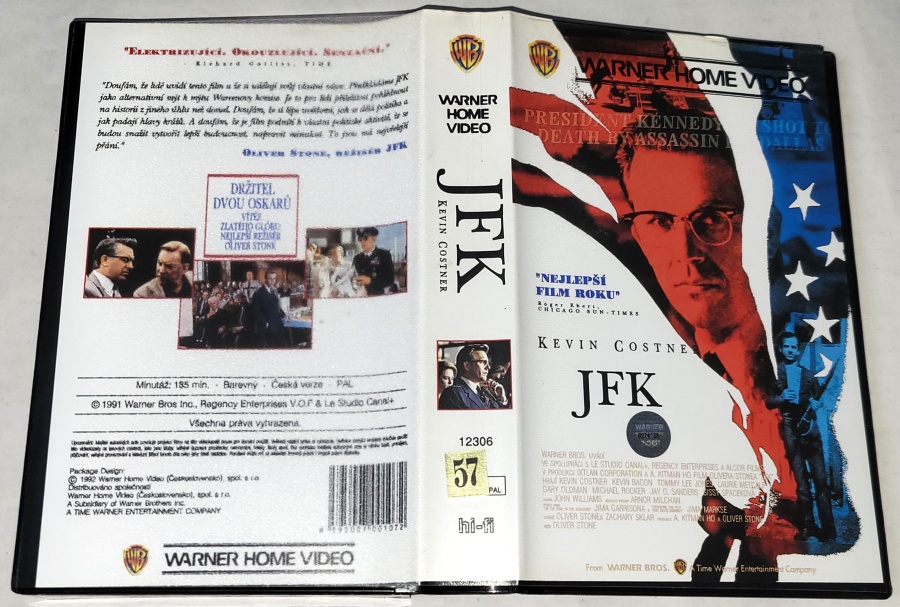 JFK 1992 / VHS kazeta Original
