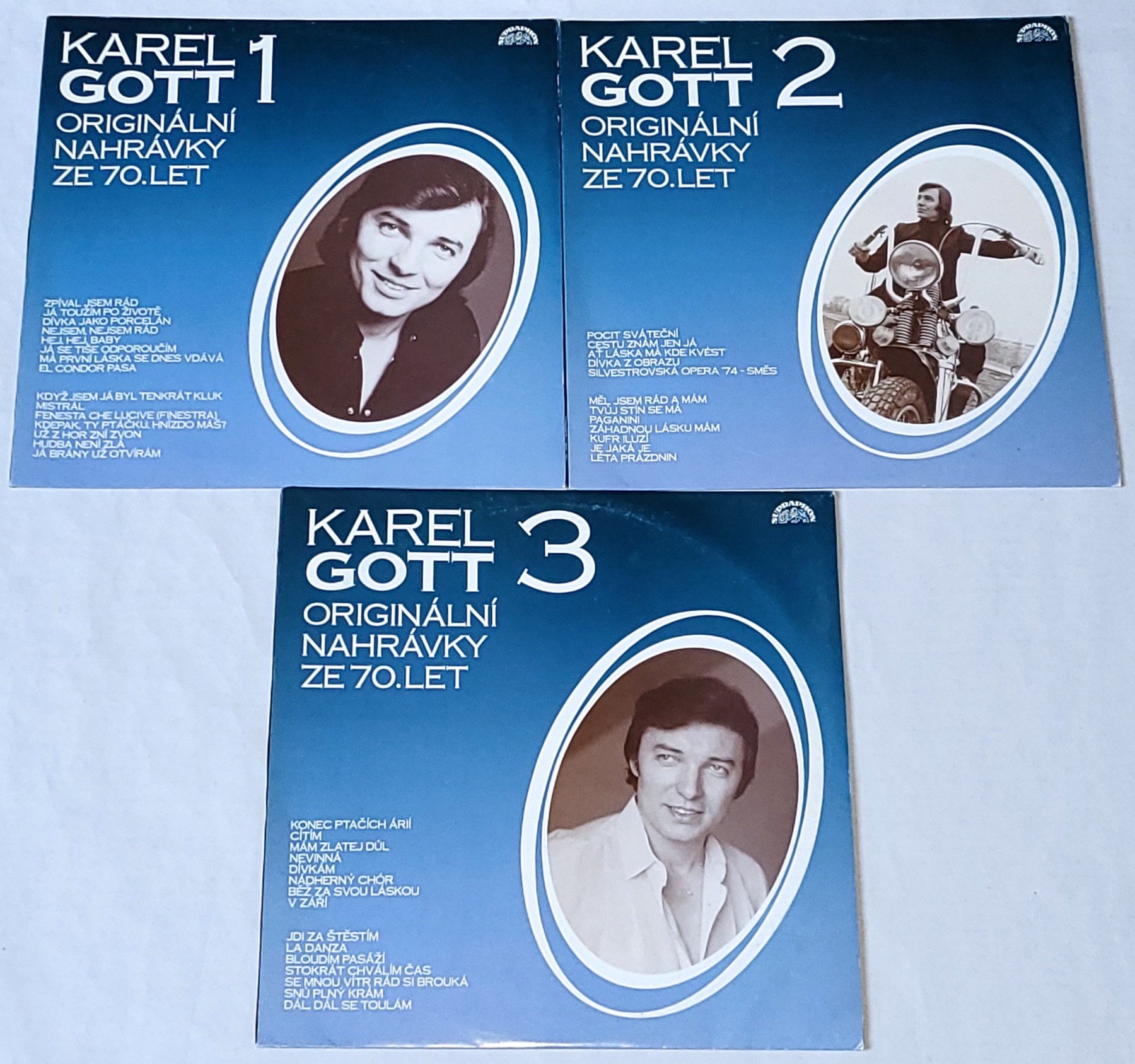 Karel Gott – Originální nahrávky ze 70. let 1994 NM, VYPRANÉ Vinyl (3LP)