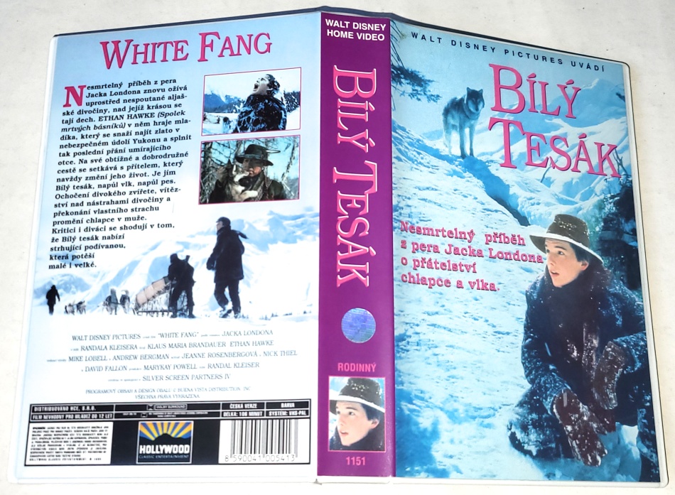 Bílý Tesák - VHS kazeta Originál