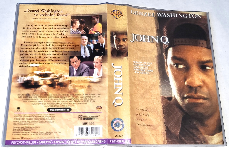 John Q. - VHS kazeta Originál
