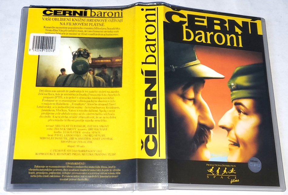 Černí baroni - VHS kazeta Originál