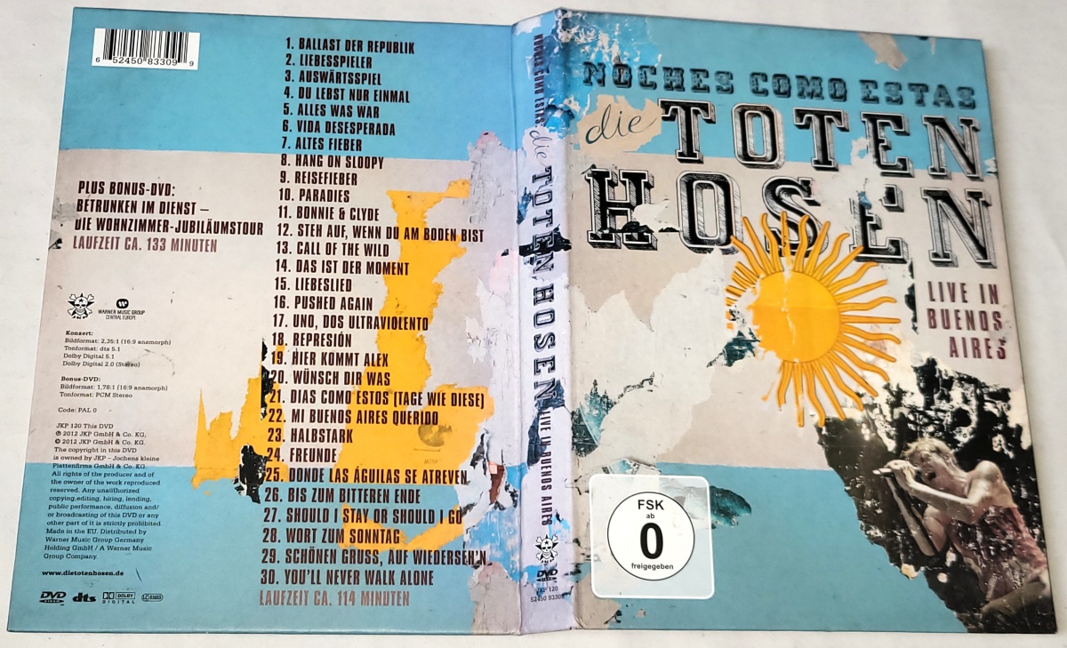 Die Toten Hosen – Noches Como Estas: Live in Buenos Aires (2012) 2DVD