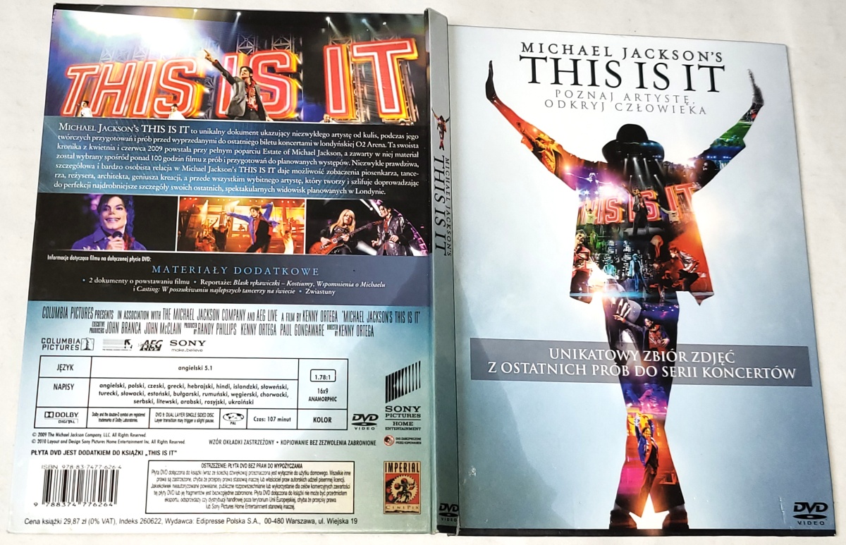 Michael Jackson's This Is It (2009) DVD