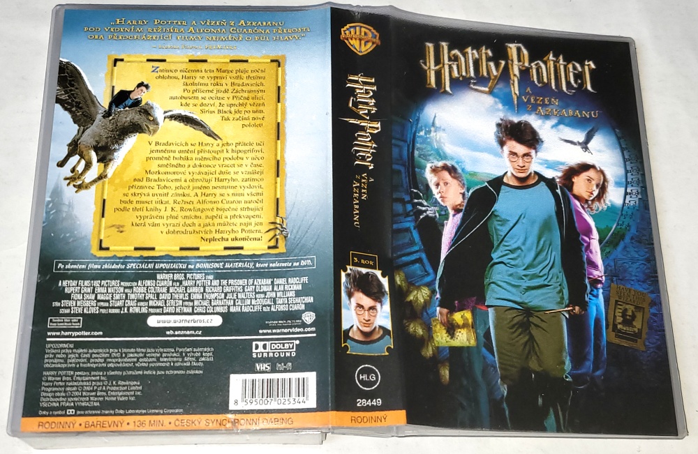 Harry Potter a vězeň z Azkabanu 2004 / VHS kazeta Original