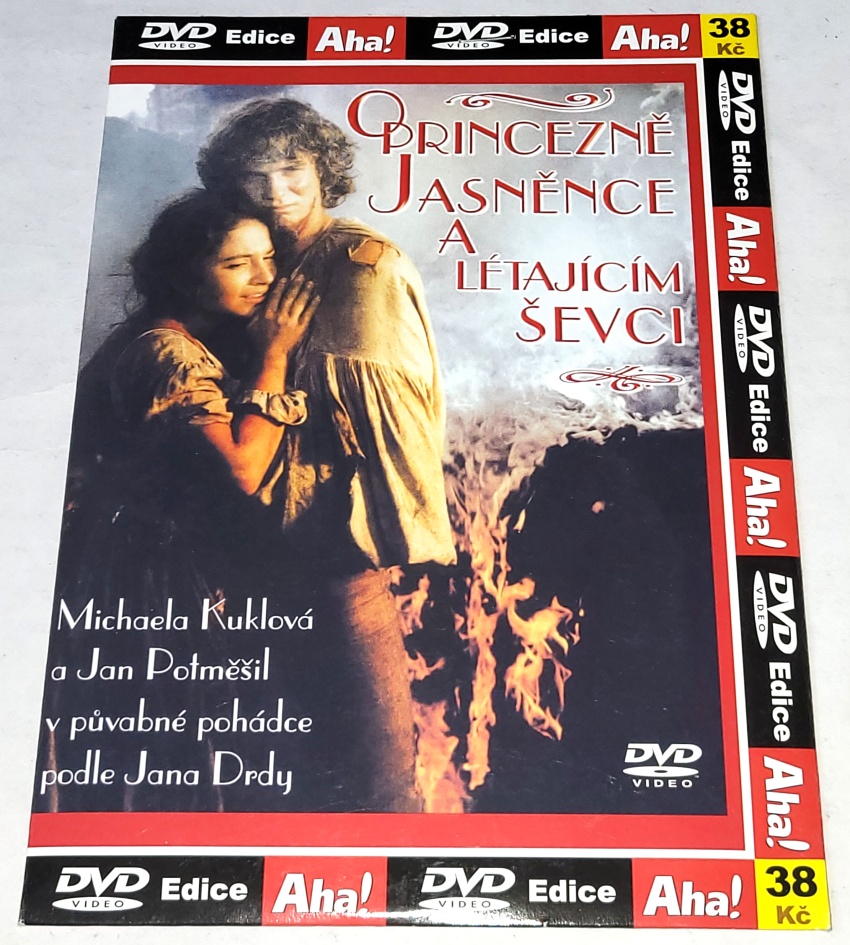 O princezně Jasněnce a létajícím ševci 1987 DVD (nové, zabalené)