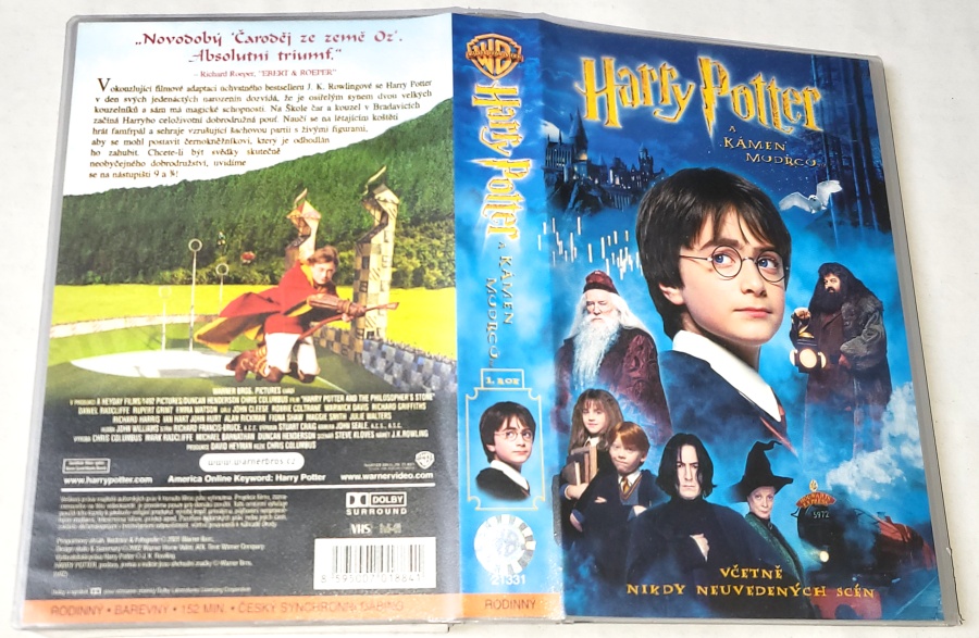 Harry Potter a Kámen mudrců / VHS kazeta Original
