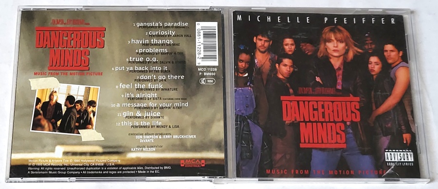 Various – Dangerous Minds (Music From The Motion Picture) 1995 CD