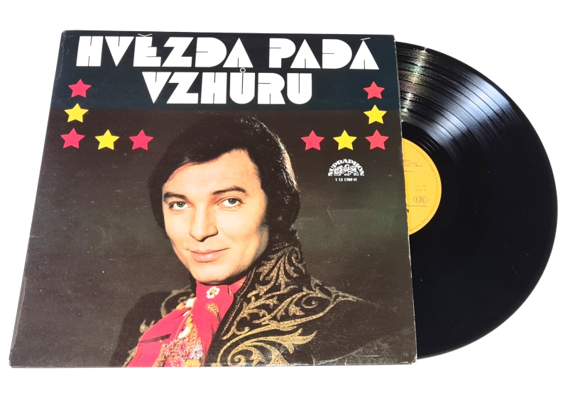 Various – Hvězda Padá Vzhůru (Výběr Melodií Ze Stejnojmenného Filmu Režiséra Ladislava Rychmana) 1975 VG+, VYPRANÁ Vinyl (LP)
