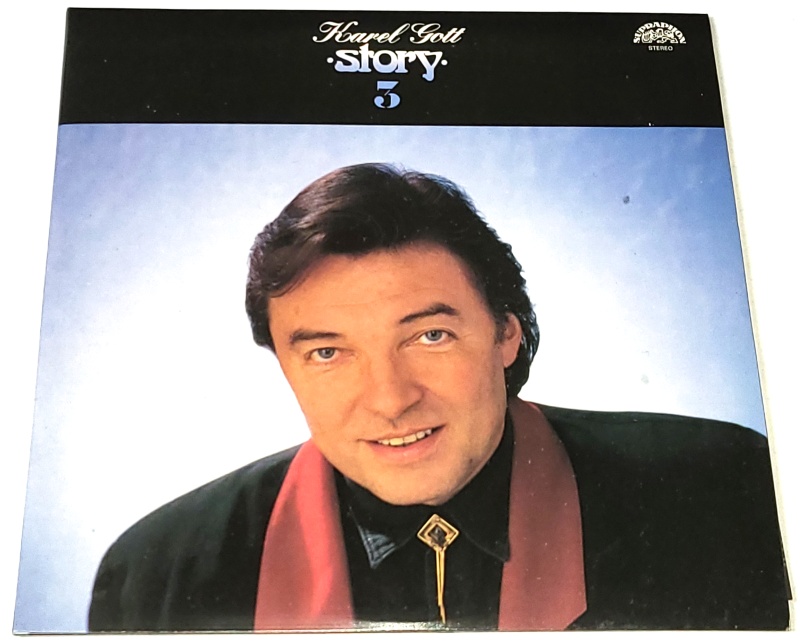 Karel Gott – Story 3, 1988 VG / VG+, VYPRANÉ Vinyl (2LP + příloha a plakát)