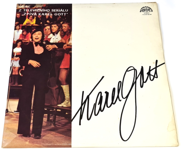 Karel Gott – Písně Z Televizního Seriálu "Zpívá Karel Gott" 1976 EX-, VYPRANÉ Vinyl (2LP)