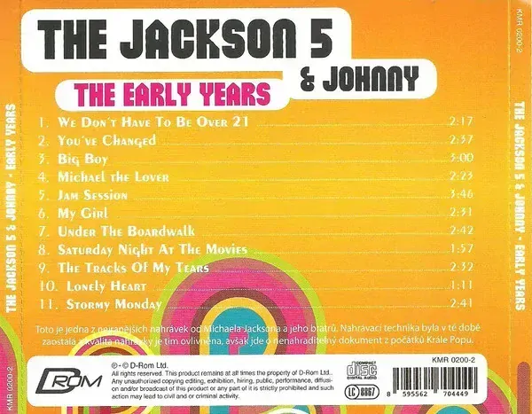 The Jackson 5 And Johnny – The Early Years (The First Music Experience Of Michael Jackson) CD (nerozbalené)