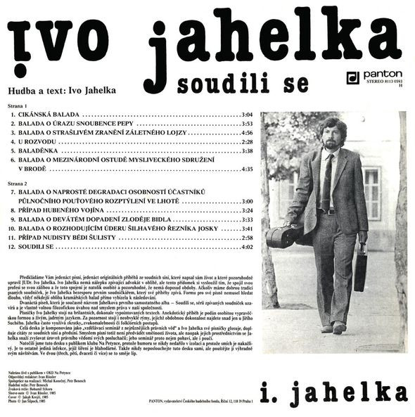 Ivo Jahelka – Soudili Se 1986 VG-, VYPRANÁ Vinyl (LP)