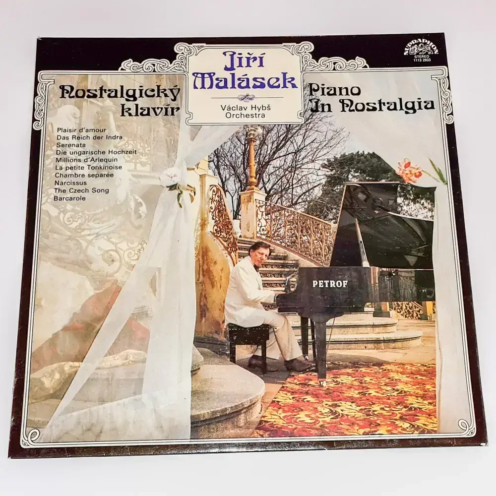 Jiří Malásek, Václav Hybš Orchestra – Nostalgický Klavír 1982 VG+, VYPRANÁ Vinyl (LP)